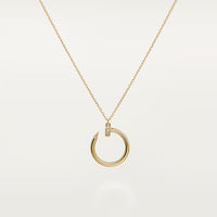 18K Gold Plated Nail Necklace