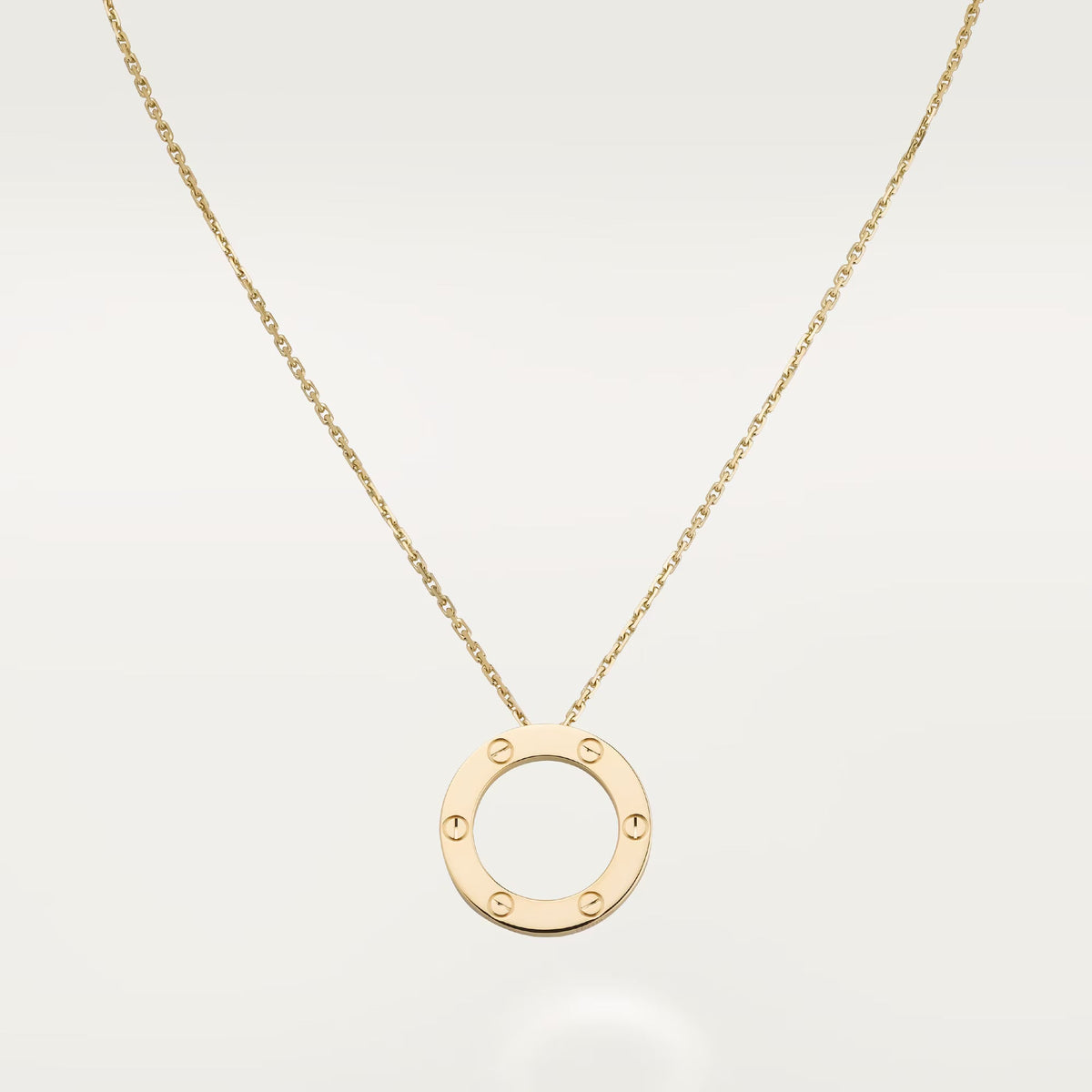 18K Gold Plated Screw Necklace