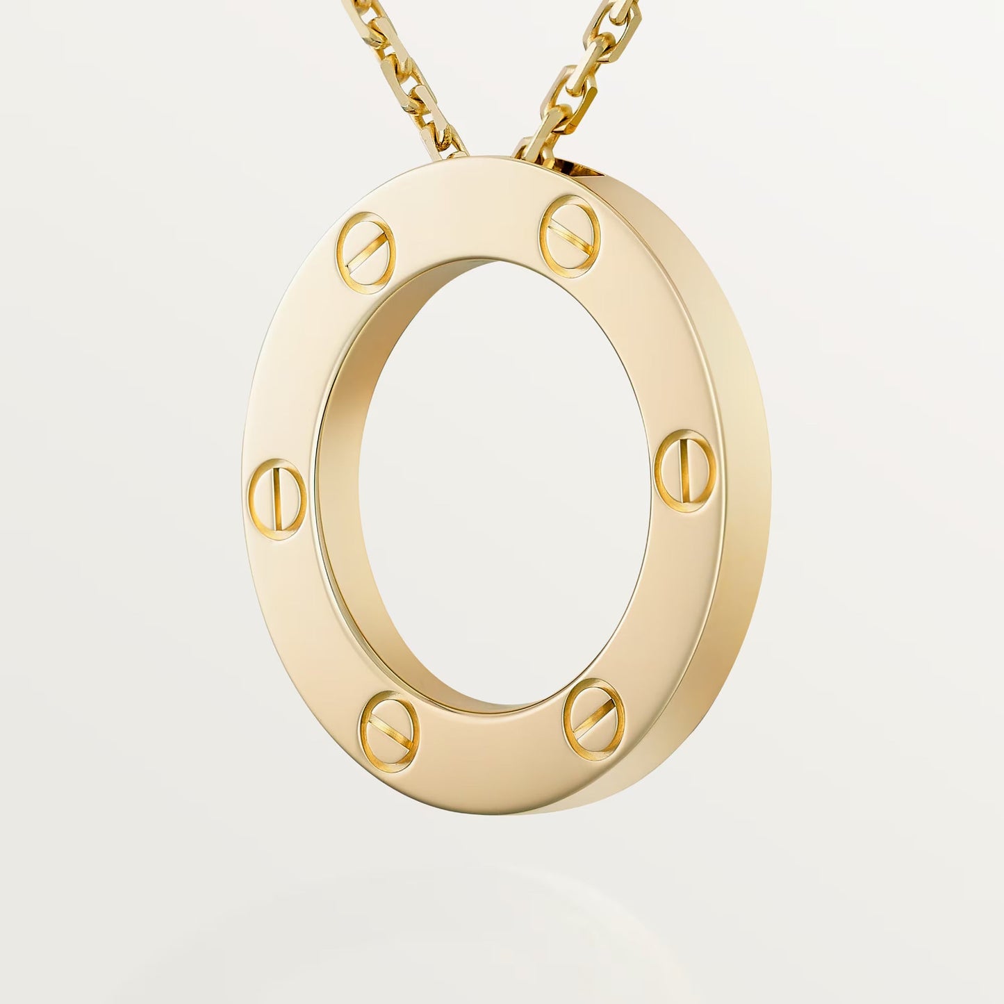 18K Gold Plated Screw Necklace