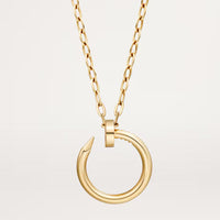 18K Gold Plated Nail Necklace