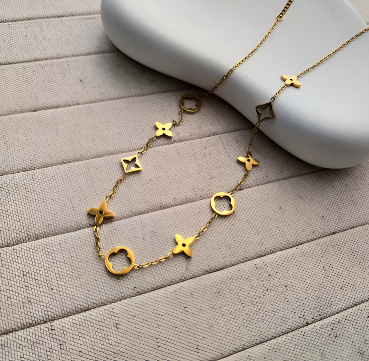 18K Gold Plated L7 Necklace