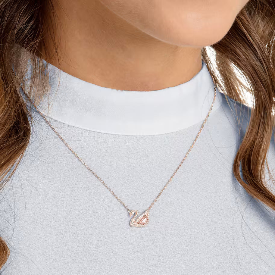 18K Gold Plated Swan Necklace